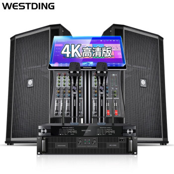 威斯汀（WESTDING）KM-15+MC08+8300+K82+T9 2T  户外演出婚庆演出表演音响套装