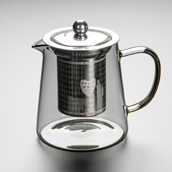 祥业玻璃茶壶耐高温可加热单壶防烫加厚过滤泡茶壶冲茶神器功夫茶具