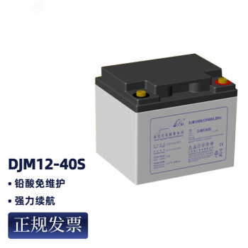 神盾智能设备铅酸免维护蓄电池DJM1240S 12V40AH 储能备用电瓶