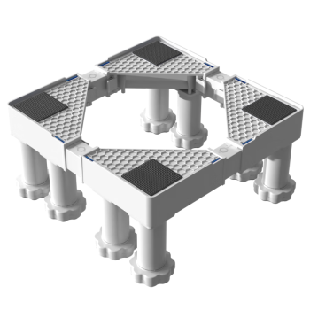 宜百利 洗衣机底座加高移动脚架空调冰箱全自动波轮滚筒通用美的海尔西门子小天鹅防震脚垫7326