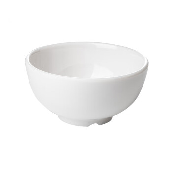 九彩江 密胺饭碗 4.5英寸白色汤碗套装 饭店小碗火锅酱料碗(10个起拍）