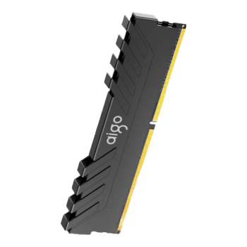 爱国者（aigo）16G DDR4 3200 台式机内存条 马甲条 电脑存储条扩展条 承影黑色 C16