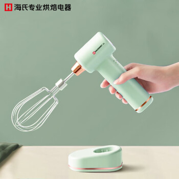 海氏（Hauswirt）无线打蛋器手持电动家用打发器搅拌器打奶油机烘焙D3薄荷绿