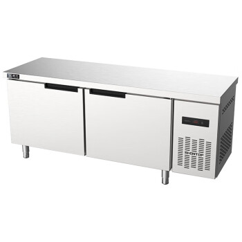 圣托（Shentop）冷藏保鲜工作台商用冷冻操作台冰柜冰箱平冷水吧台不锈钢厨房奶茶 STLT-B15D