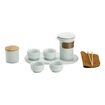 八方礼BFL2023-9 陶瓷茶具融合茶具（影青）