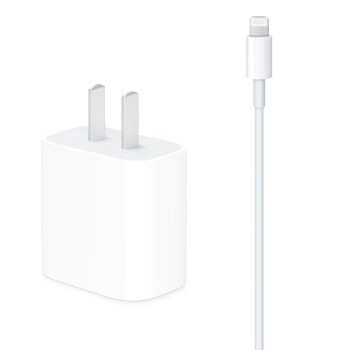 Apple20W USB-C原装手机充电器插头 适配器 1米PD数据线 适配iPhone 14【充电头+闪电充电线】