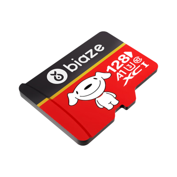 毕亚兹＆JOY联名款 128GB TF（MicroSD）存储卡 U3 C10 A1 高速 读速100MB/s 手机平板游戏机内存卡