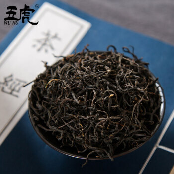 五虎（WU HU）正宗正山小种红茶茶叶武夷山特级浓香型罐装500g