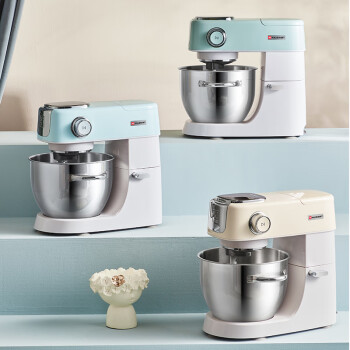 海氏（Hauswirt） M5 家用厨师机 和面机 揉面机 打蛋器全自动多功能轻音智能搅面料理机 白色