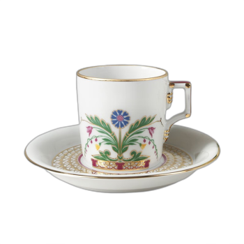 俄皇茶具莫斯科河畔系列下午茶套装高颜值瓷器 一杯一碟(茶杯)