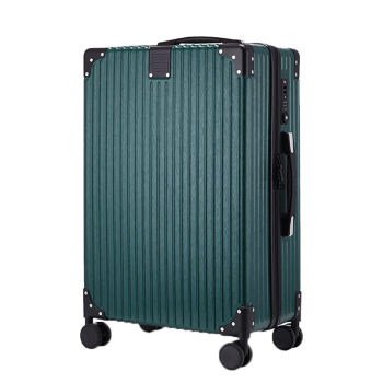 ELLE法国29英寸墨绿行李箱时尚高颜值女士拉杆箱旅行箱防刮耐用密码箱