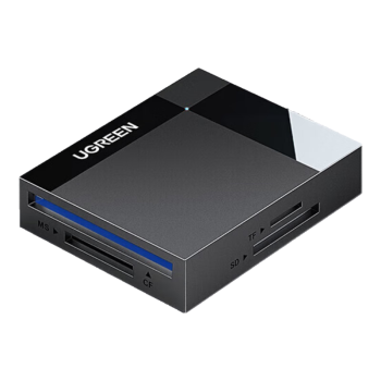 绿联（UGREEN）USB3.0读卡器多合一 支持SD/TF/CF/MS型相机行车记录仪监控内存卡手机存储卡 多卡多读 1米