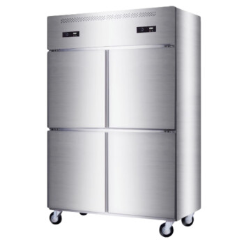 TYXKJ四门冰箱商用立式4六开门双温冷冻冰柜大容量冷柜保鲜冷藏工作台   四玻璃门/全冷藏 