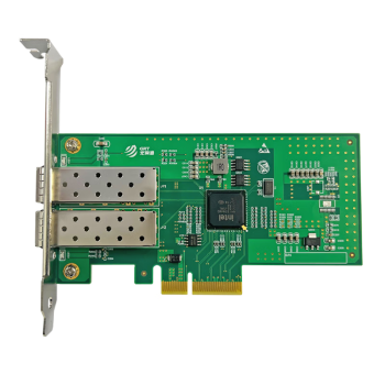 光润通 PCIE 千兆双光口网卡 F902E-V3.0含模块*2 intel i350芯片 台式机电脑有线网卡 光纤LC