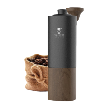 泰摩 栗子G1磨豆机 家用咖啡豆研磨机手动咖啡机 双轴承定位 藏青黑
