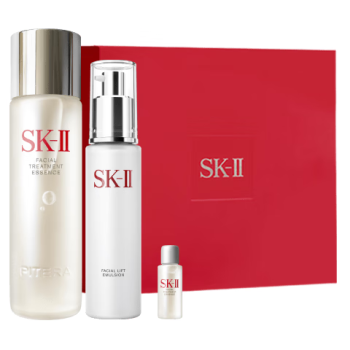 SK-II神仙水160ml+美肤乳液100g化妆品全套sk2水乳护肤品套装生日礼物