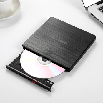联想（Lenovo）8倍速 外置光驱 外置DVD刻录机 移动光驱 外接光驱 黑色GP70N