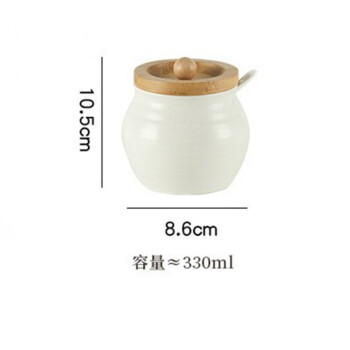 京典光年日式陶瓷商用面馆调味盒 单罐 小号*2