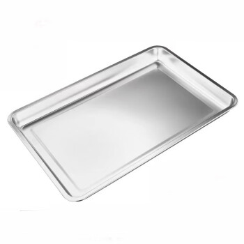AMPEREX厨房储物不锈钢蒸饭盘蒸箱托盘长方形盘子专用器皿 60cm*40cm/个