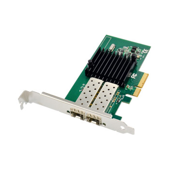 PERCKO intel I350芯片PCI-E X4千兆双口SFP光纤网卡1.25G桌面台式机服务器I350-F2网络适配器