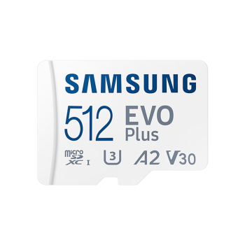 三星（SAMSUNG）512GB TF(MicroSD)存储卡 EVO白卡 U3A2V30 手机平板游戏机内存卡 支持4K视频 读160MB/s写120MB/s