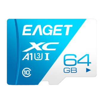 忆捷（EAGET）64GB TF（MicroSD）存储卡  U3 V30 行车记录仪&安防监控专用内存卡 高速耐用 读速100MB/s