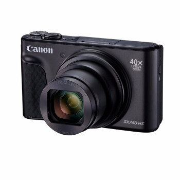 佳能（canon）PowerShot SX740 HS高清卡片机4k视频录制 数码相机 黑色