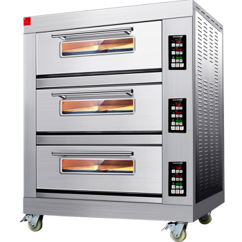 德玛仕（DEMASHI）商用烤箱 大型烘焙烤鸡翅烤全鸡披萨面包蛋糕电烤箱大容量 三层六盘 EB-J6D-Z（380V电压）