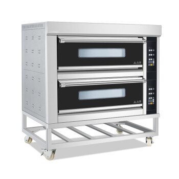 碧野（BIYE）烤箱商用 电脑款两层四盘电烤箱（全钢型）LHD-204HZ-BB