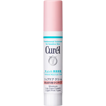 珂润（Curel）保湿润唇膏(樱花粉)4.2g 缓解干燥 敏感肌适用 礼物 送女友