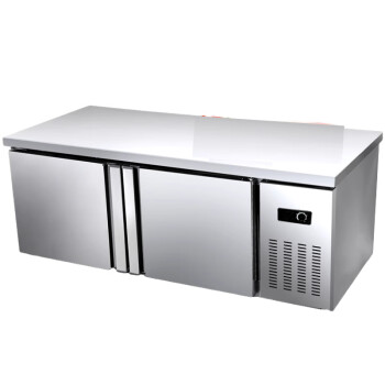 NGNLW冷藏工作台商用冰柜冷冻双门冰箱保鲜柜水吧奶茶店厨房操作台  冷藏  120x60x80cm   