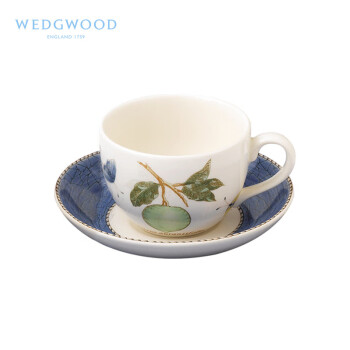 WEDGWOOD威基伍德莎拉花园 欧式咖啡杯碟茶具套装 莎拉花园蓝色茶杯碟