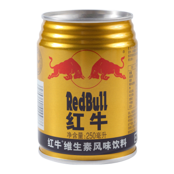 红牛 (RedBull)  维生素风味饮料  250ml*24罐 整箱装 功能饮料
