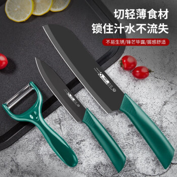 驰能 厨房餐厅商用家用刨皮刀水果刀5英寸水果刀（带刀鞘）便携不锈钢多功能