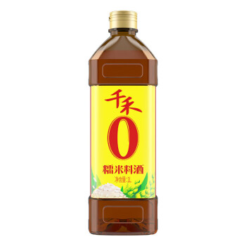 千禾（QIANHE） 零添加糯米料酒1L*1瓶 炒菜炖菜去腥解膻提味增鲜调料 SP