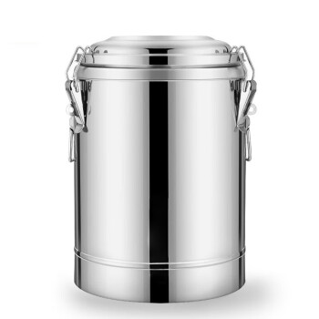 莱维亚商用不锈钢保温桶无龙头60L 大容量汤桶保温饭桶豆浆茶水桶