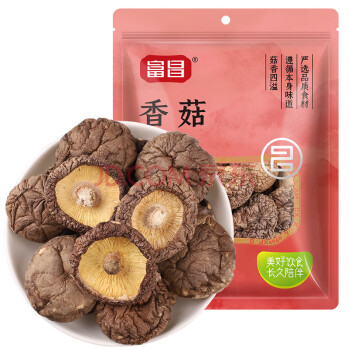 富昌 香菇 菌菇干货蘑菇煲汤烹饪火锅食材 员工福利 50g*3袋/件 DP