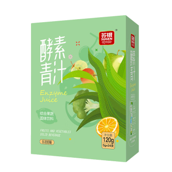 苏根（SUGEN）青汁酵素粉5g*24 大麦若叶青汁复合水果蔬孝素酵素膳食纤维代餐粉