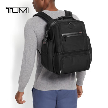 途明（TUMI）Alpha3系列男士商务旅行高端时尚弹道尼龙双肩包02603589D3黑色