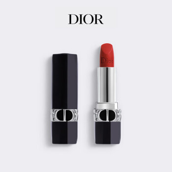  迪奥（Dior）烈艳蓝金口红 哑光999 传奇正红 持久唇膏 化妆品 生日礼物送女友
