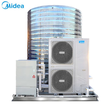 美的（Midea）空气能热水器一体机商用家用空气能热水器空气源热泵低温机10匹10吨RSJ-V400/MSN1-8R0