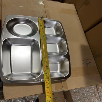 莱维亚 餐盘+14cm碗 TZ-01 304不锈钢餐盘304不锈钢餐具套装 