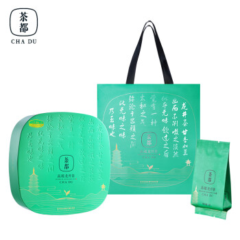 艺福堂 茶叶 绿茶 2024新茶春茶 茶都一级明前龙井茶方圆礼盒120g