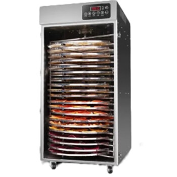 苏勒水果烘干机家用食品商用腊肠鸭牛肉海鲜鱼蘑菇芒果食物风干机   20层商用旋转--网格