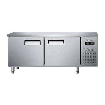澳柯玛（AUCMA）1.2米*0.6不锈钢冷冻工作台 保鲜冷柜商用厨房操作台 卧式奶茶店水吧台HF-12H6T