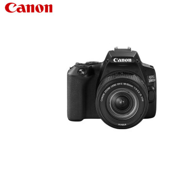 Canon 佳能200d二代单反相 入门级单反相机 vlog 便携 黑色