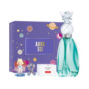 安娜苏（Anna sui）许愿精灵香水女30ml（盲盒手办+丝巾）618生日礼物送女友