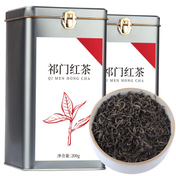 第一江南红茶 安徽原产祁门红茶特级400g茶叶礼盒罐装自己喝大份量