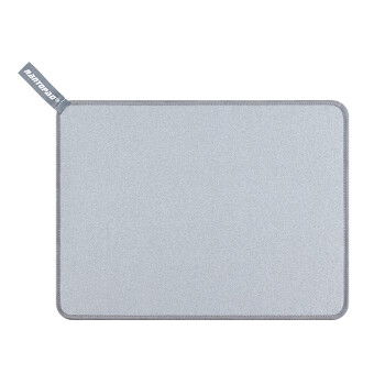 镭拓（Rantopad）E1 粗面电竞鼠标垫 游戏锁边鼠标垫 电脑办公垫 加厚版  小号浅灰