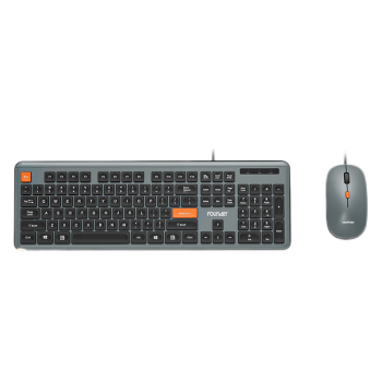 方正有线键鼠套装 KM310 键盘 鼠标 商务办公家用键鼠套装 台式机电脑键盘 全尺寸键盘【黑色】